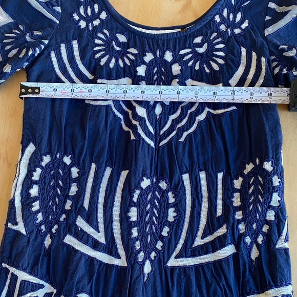 Kas New York Navy and White Cotton Dress - Picture 8 of 14